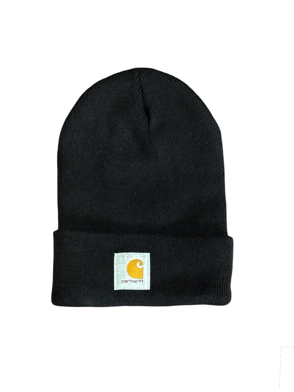 Carhartt Knit Acrylic Men’s Warm Black Beanie Watch Hat O/S One Size